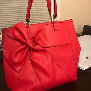 Red Leather Purse